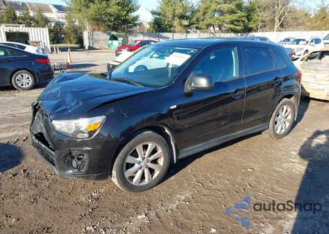 2015 Mitsubishi Outlander Sport Es from USA, damaged, VIN 4A4AR3AW3FE058820